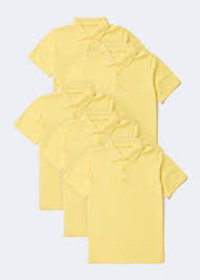 Yellow Polo Shirts Plain 2Yrs
